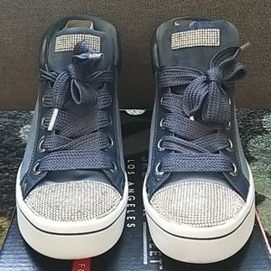 Skechers Navy Velvet Shoes